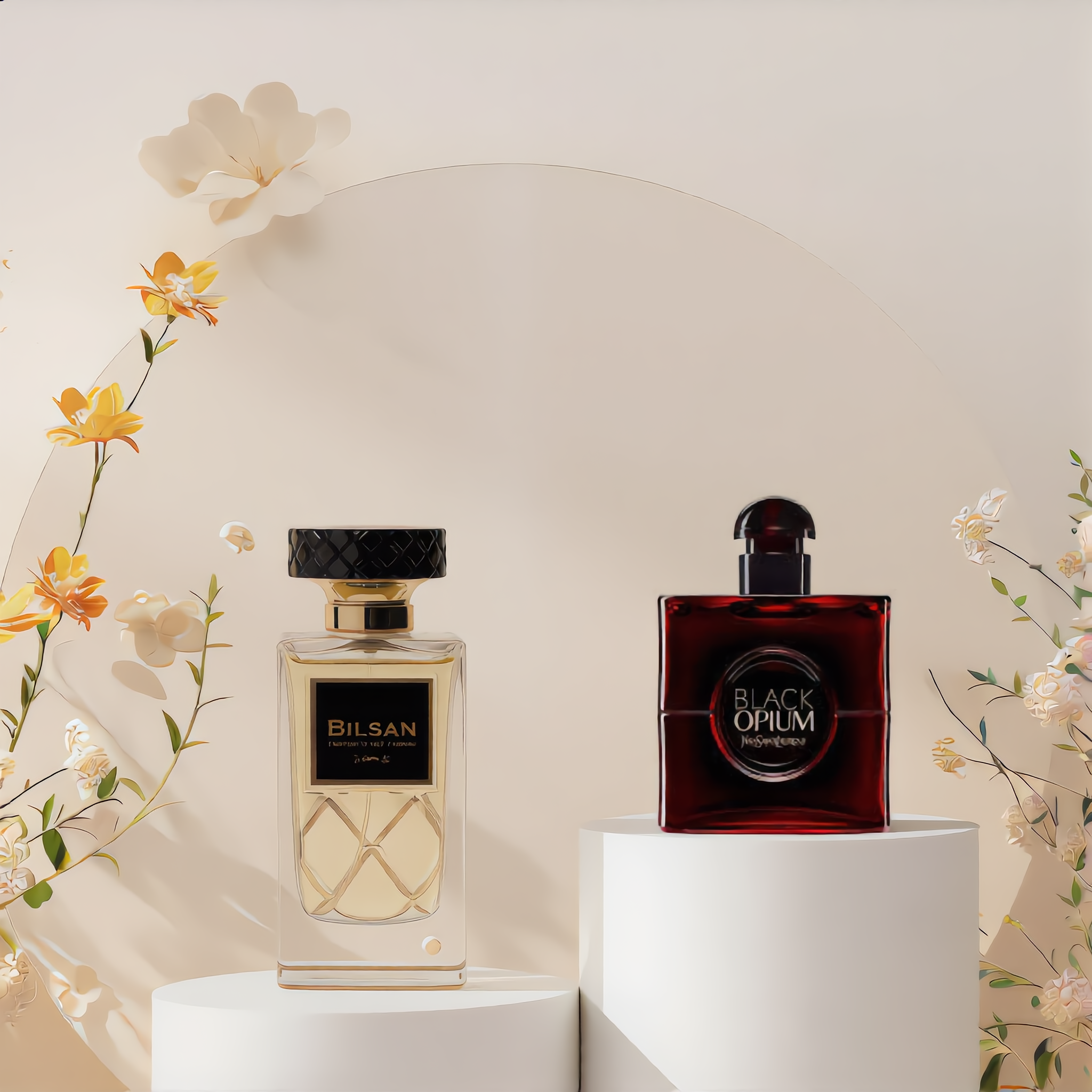 Black Opium Over Red By Bilsan