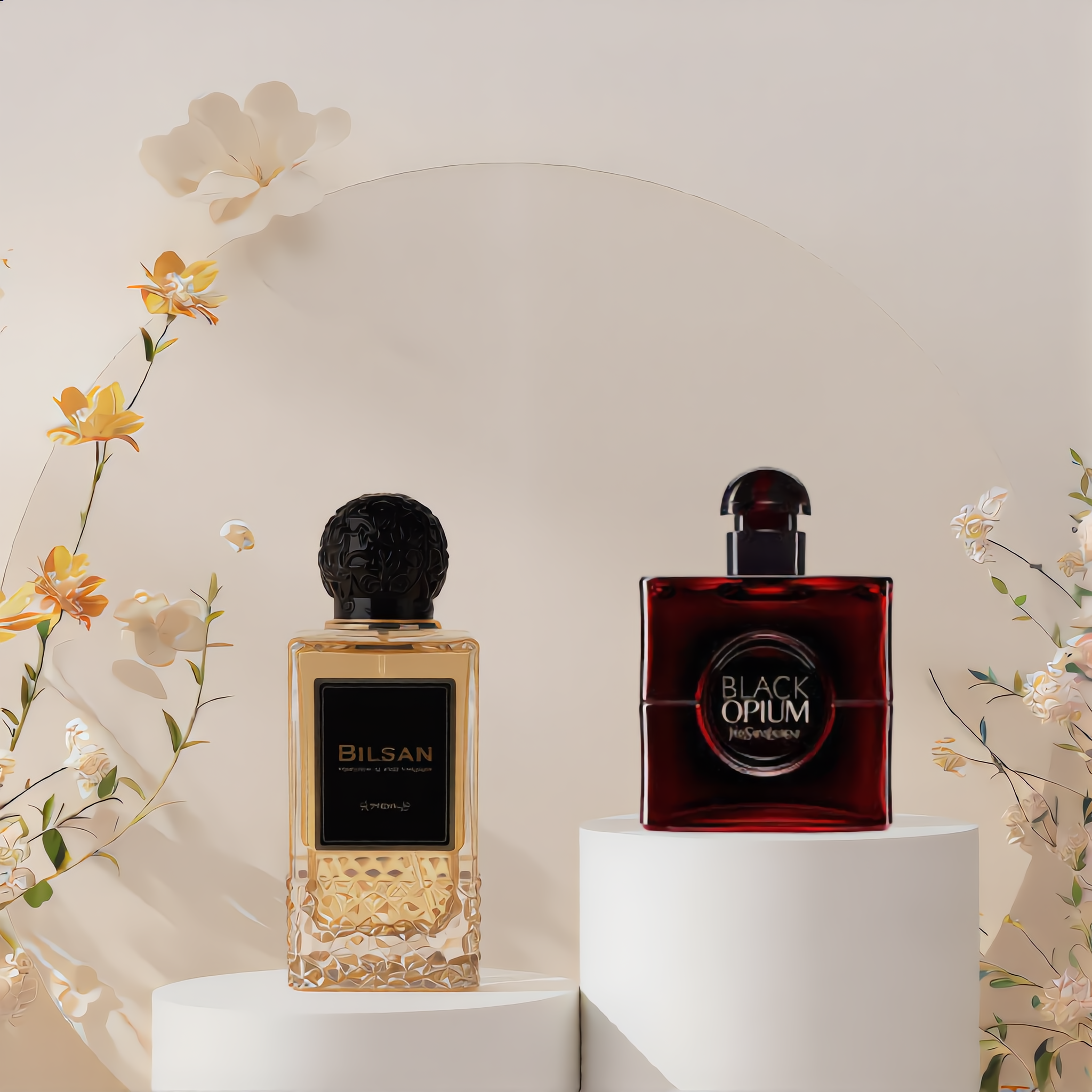 Black Opium Over Red By Bilsan